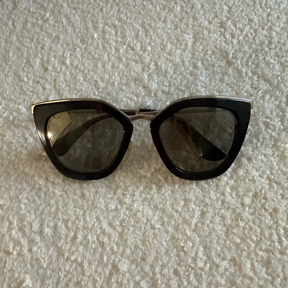 Prada cat eye sunglasses.